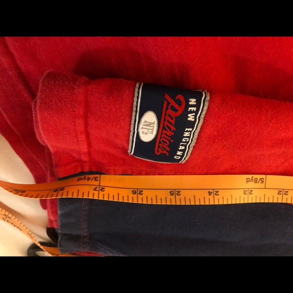 Vintage 1990s NFL New England Patriots thick long sleeve v neck embroidered logo - Picture 5 of 15